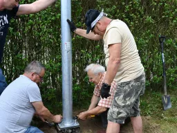 Kościół - oświetlenie posesji