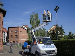 Kościół - oświetlenie posesji