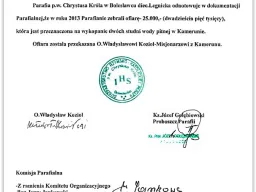 Parafia - Dar parafii